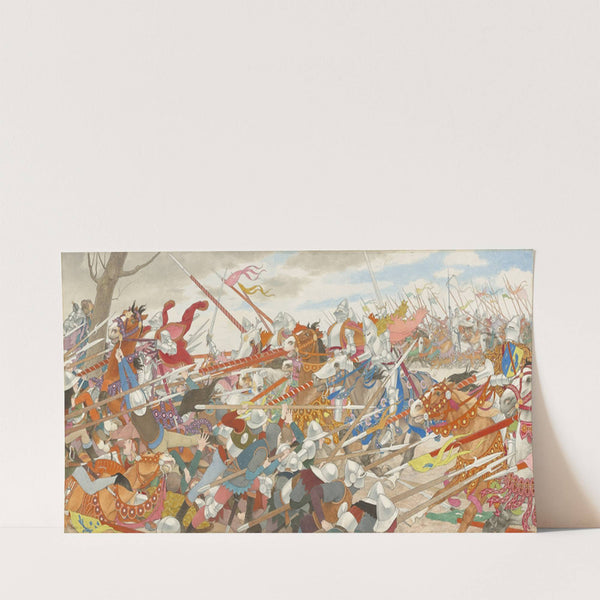 The Turmoil of Conflict (Joan of Arc series – IV) (c. late 1909-early 1913) by Louis Maurice Boutet de Monvel