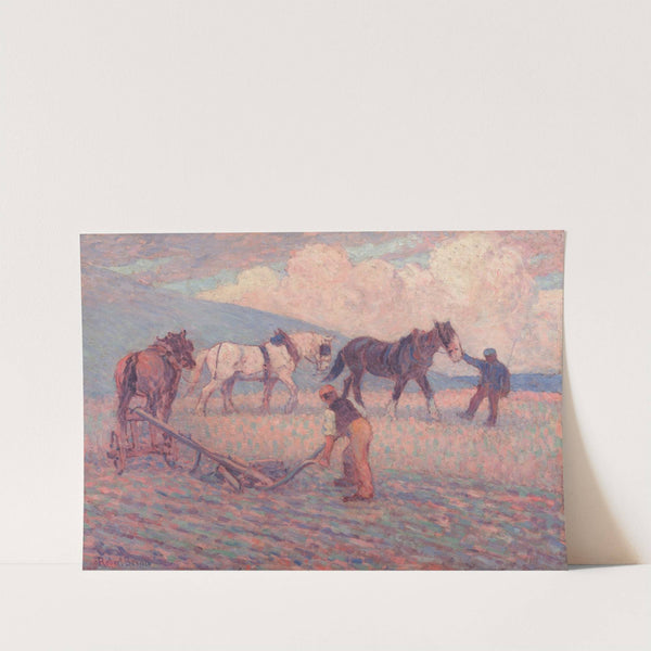 The Turn Rice-Plough, Sussex (ca. 1909) by Robert Polhill Bevan