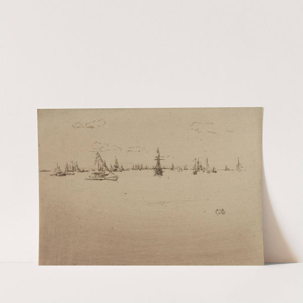 The Turret Ship (1887) by James Abbott McNeill Whistler