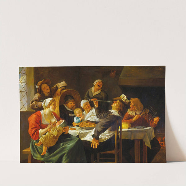 The Twelfth Night Feast by Jan Steen