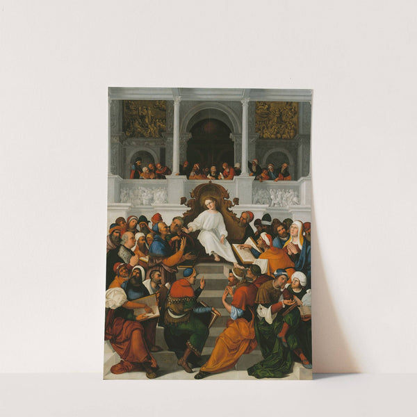 The Twelve-Year-Old Jesus Teaching in the Temple by Ludovico Mazzolino