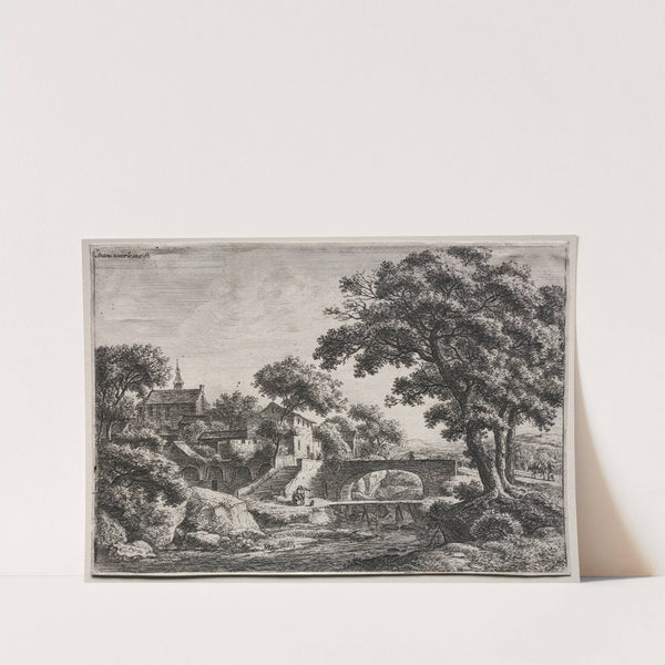 The Two Bridges (1640–90) by Antonie Waterloo