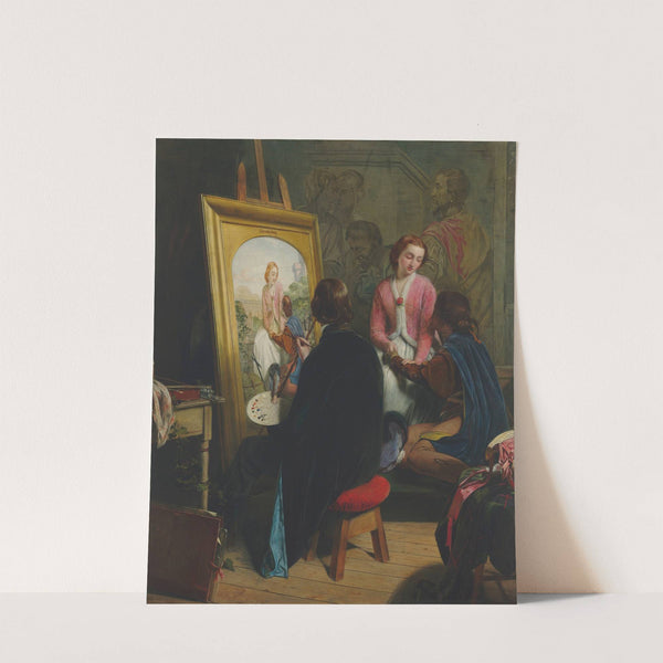 The Two Extremes - the Pre-Raphaelite by Henry Nelson O'Neil