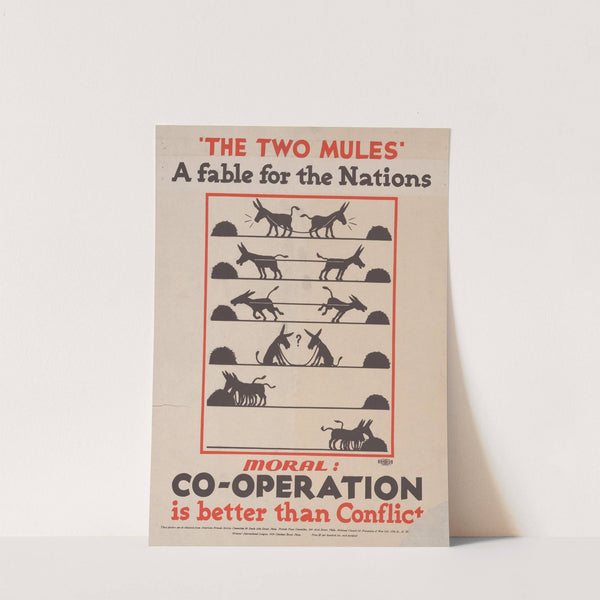 The two mules: a fable for the nation by Anonymous