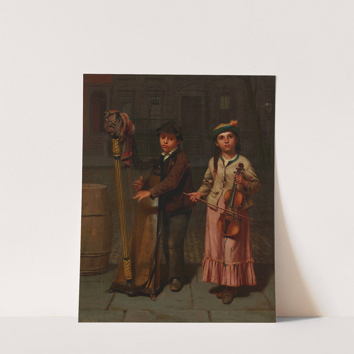 The Two Musicians by John George Brown