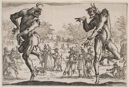 The Two Pantalons or Zanni (1616) — size preview