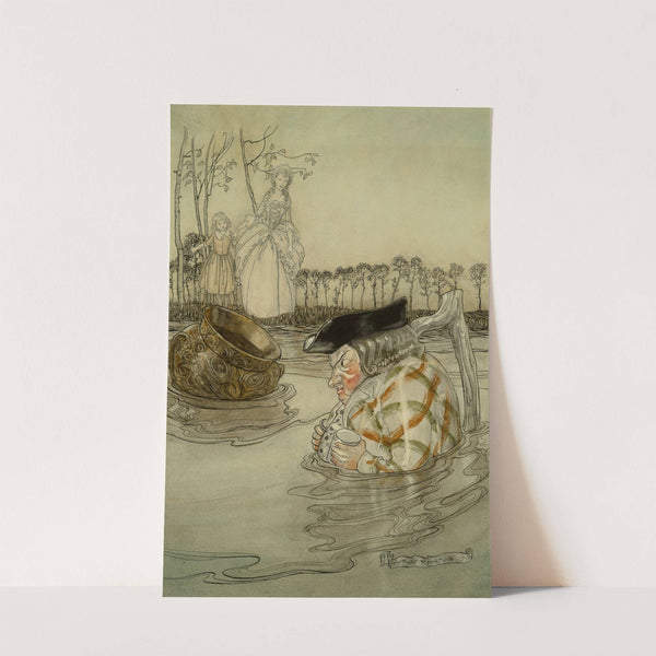 The Two Pots (1912) by Arthur Rackham