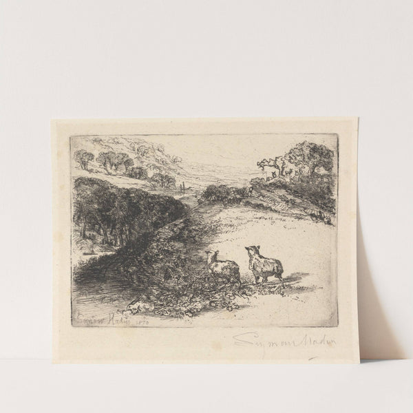 The Two Sheep by Francis Seymour Haden