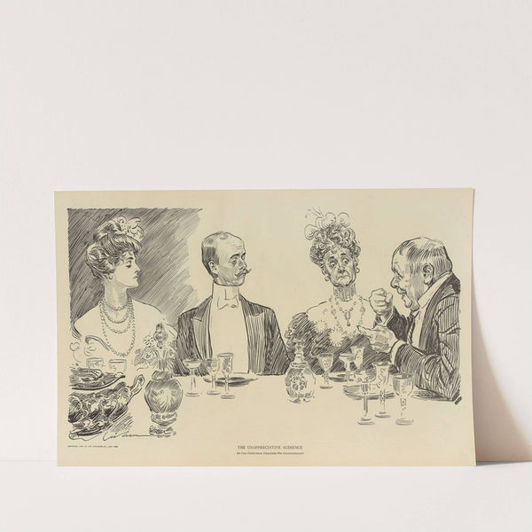 The unappreciative audience (1900-1905) by Charles Dana Gibson