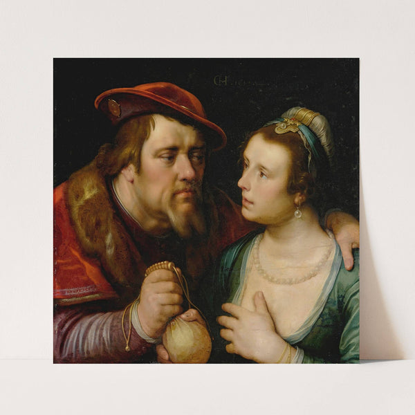 The Unequal Lovers (1619) by Cornelis Cornelisz Van Haarlem