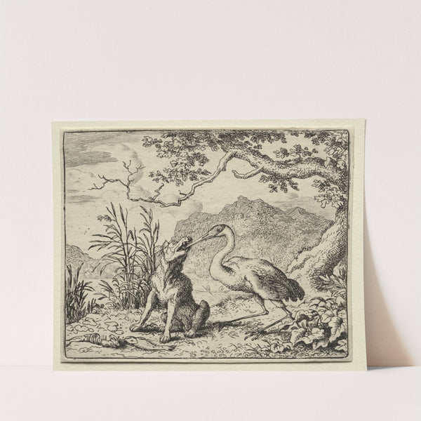 The Ungrateful Wolf (1650–1675) by Allaert van Everdingen