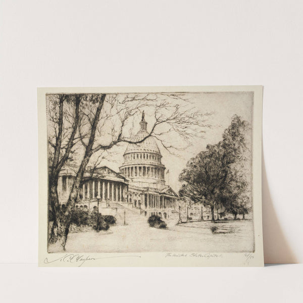 The United States Capitol (ca. 1930-1939) by Joseph C. Claghorn