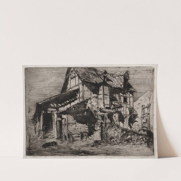 The Unsafe Tenement (1858) by James Abbott McNeill Whistler