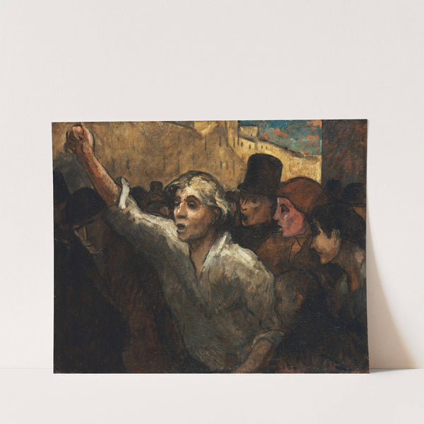 The Uprising (L’Emeute) by Honoré Daumier