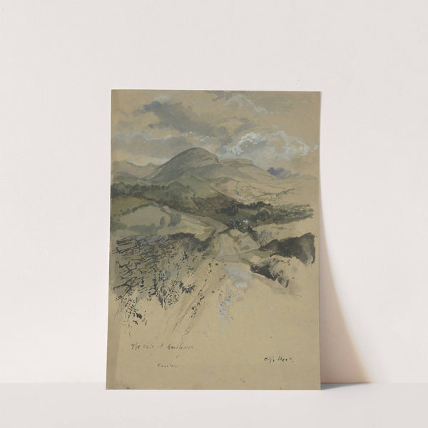 The Vale of Ambleside, Wansfell by Edwin Austin Abbey