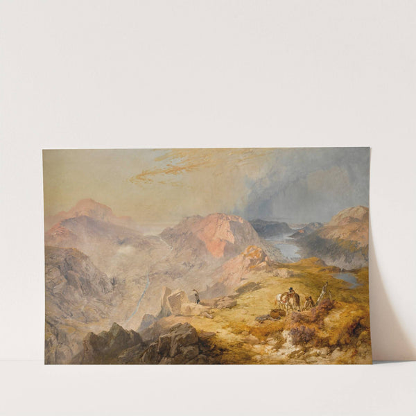 The Vales Of Ennerdale And Buttermere With Their Lakes And Those Of Crummock And Loweswater (1851) by James Baker Pyne