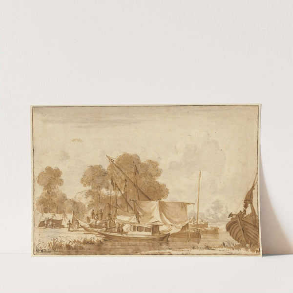 The Valkenburg Ferry Boat by Jan de Bisschop