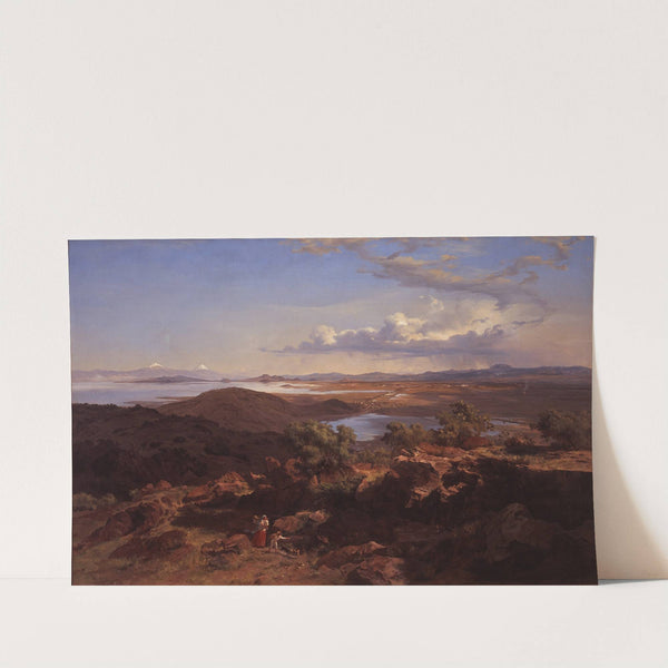 The Valley of Mexico from the Santa Isabel Mountain Range by José María Velasco