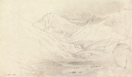 The Valley of Nant Ffrancon, Caernarvonshire