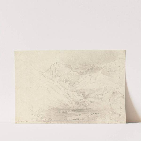 The Valley of Nant Ffrancon, Caernarvonshire by Joshua Cristall