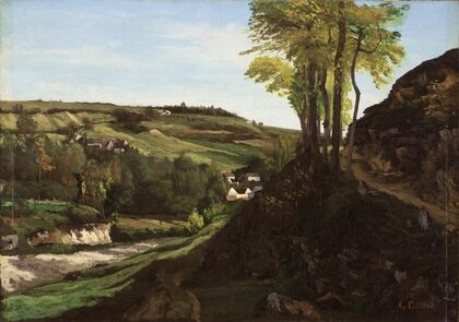 The Valley of Ornans (1858) — size preview