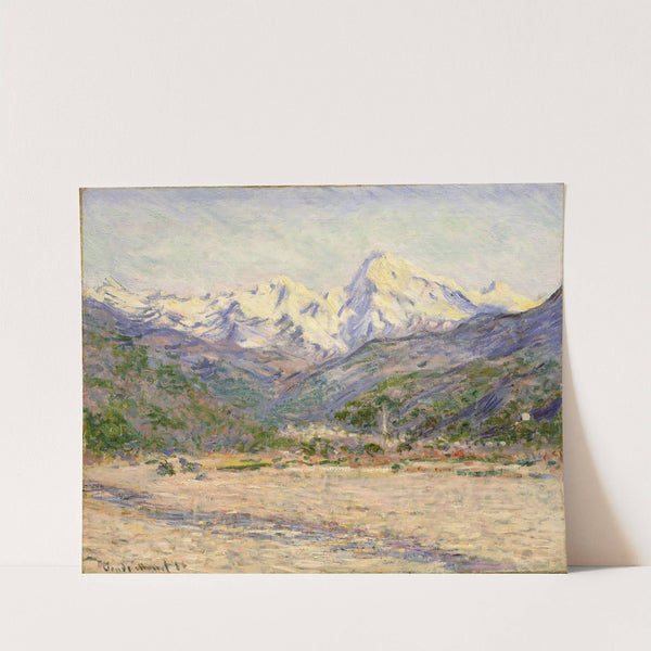 The Valley of the Nervia (1884) by Claude Monet