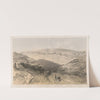 The valley of the shadow of death Caves in the Woronzoff Road behind the 21 gun battery (1855) by William Simpson