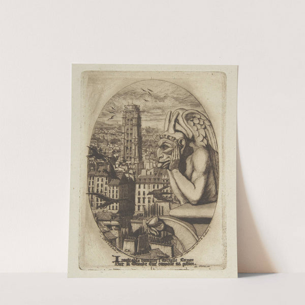 The Vampire (1853) by Charles Meryon