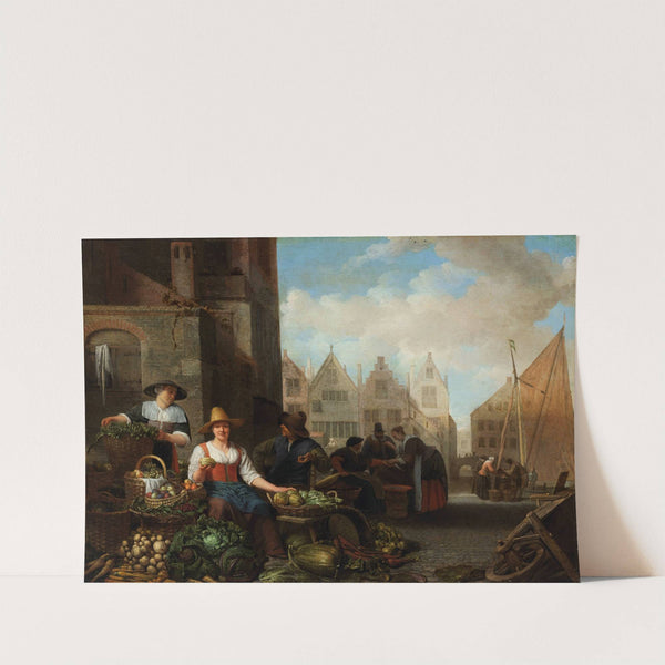 The Vegetable Market by Hendrik Martensz. Sorgh