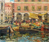 The Vegetable Market In Venice