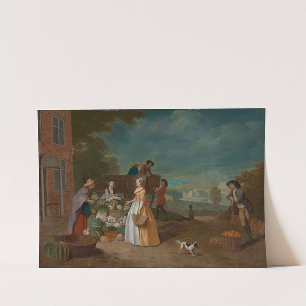 The Vegetable Seller by Pieter Angillis