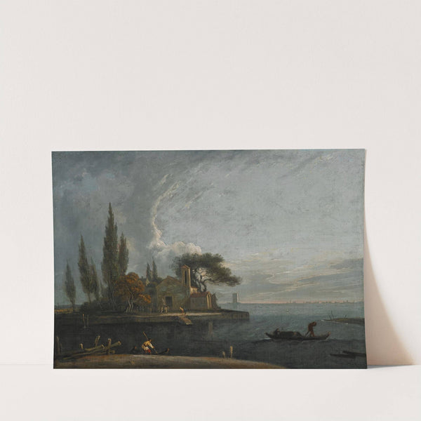 The Venetian lagoon by Venetian School