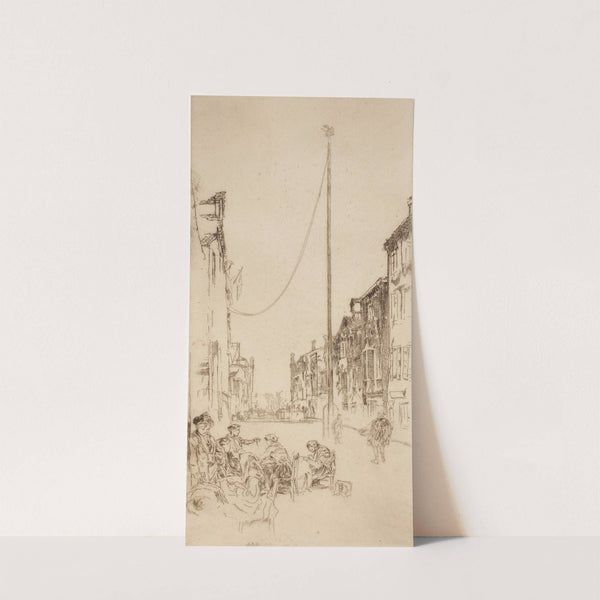 The Venetian Mast (1879-1880) by James Abbott McNeill Whistler
