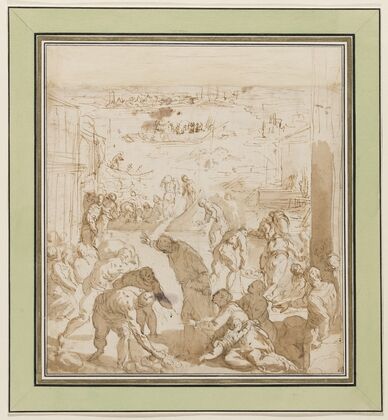 The Venetians Defend Themselves against the Siege of Pippin