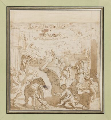 The Venetians Defend Themselves against the Siege of Pippin