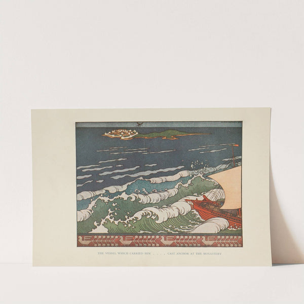 The vessel which carried him (1917) by Ivan Bilibin