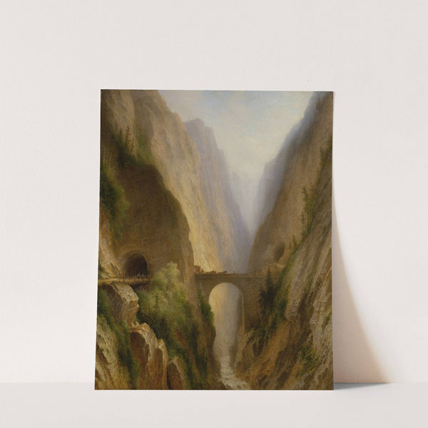 The Via Mala in Graubünden by Carl Morgenstern