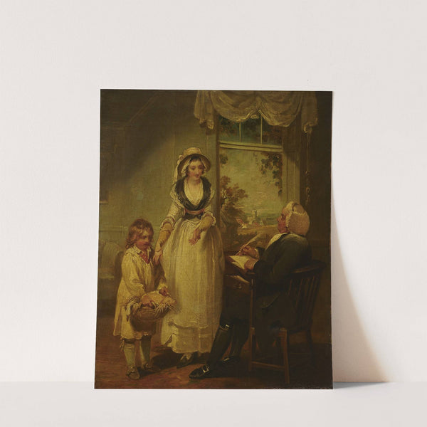 The Vicar of the Parish Receiving His Tithes by Henry Singleton