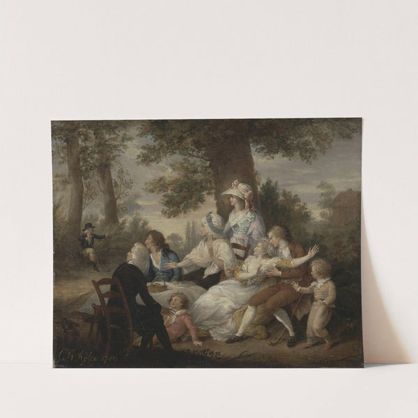 'The Vicar of Wakefield,' Vol. I, Chap. VIII- Dining in the Hayfields' (Surprised by Mr. Thornhill's... by Charles Reuben Ryley