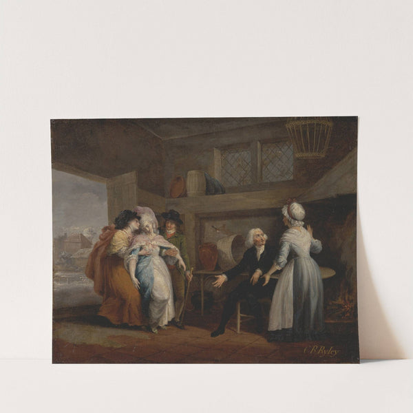 'The Vicar of Wakefield,' Vol. II, Chap. III- The Return of Olivia by Charles Reuben Ryley