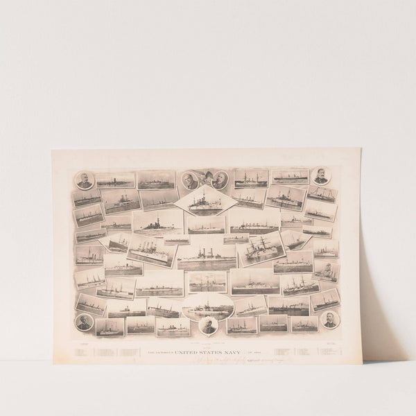 The victorious United States Navy…of 1898… (1898) by H.A. Rost Printing & Publishing Co.