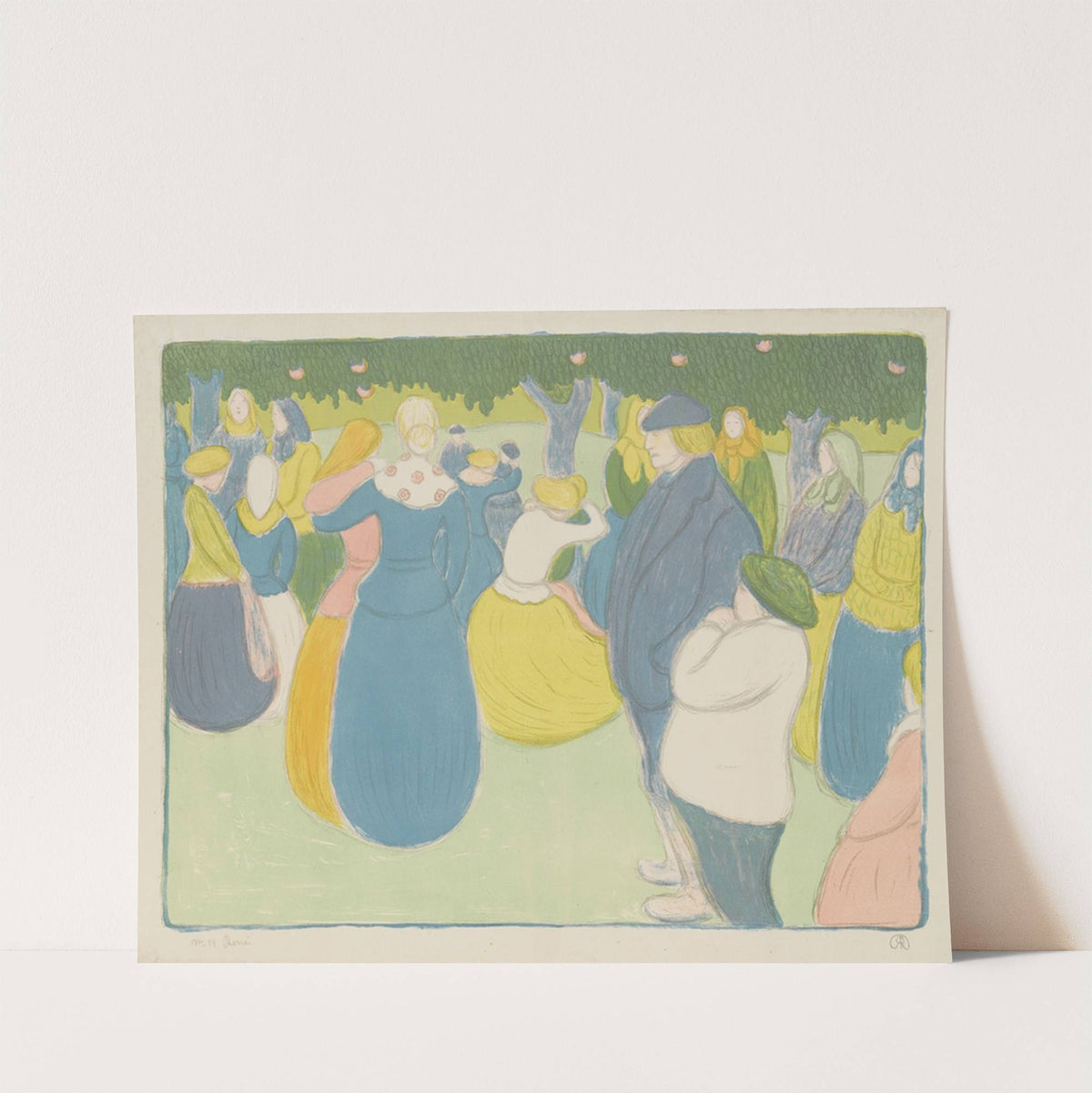 The Village Fair (La Fête Au Village) (1896) by Jószef Rippl-Rónai