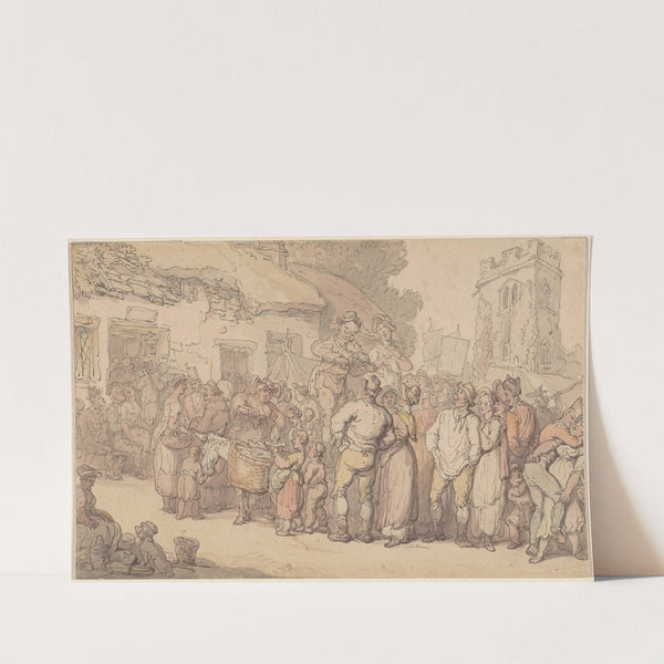 The village fair by Thomas Rowlandson