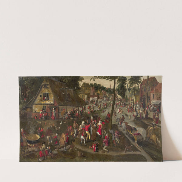 The village festival by Marten van Cleve