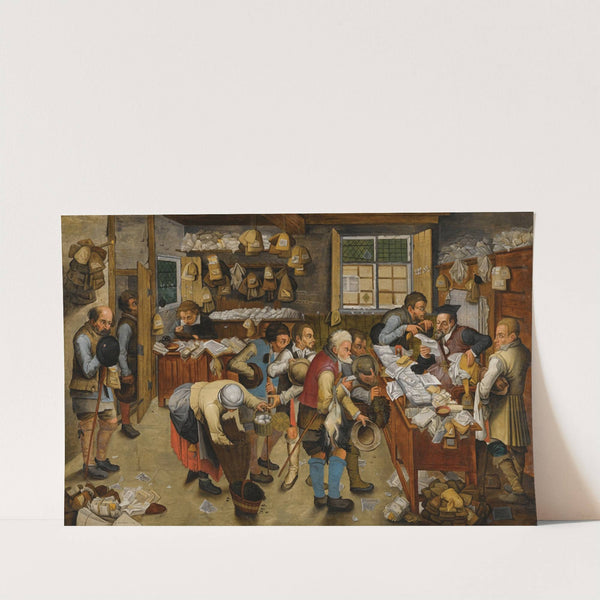 The Village Lawyer’s Office (1618) by Pieter Brueghel The Younger