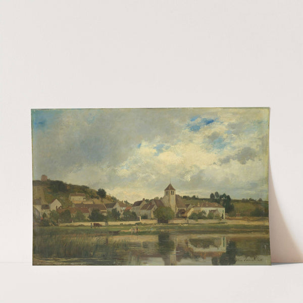 The Village of La Celle-sous-Moret by Eugène Lavieille