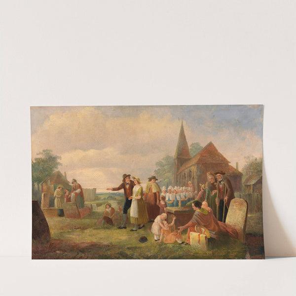 The Village Orphans by George Francis Mulvany