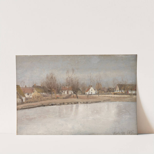The Village Pond at Ring, Zealand (1890) by Laurits Andersen Ring