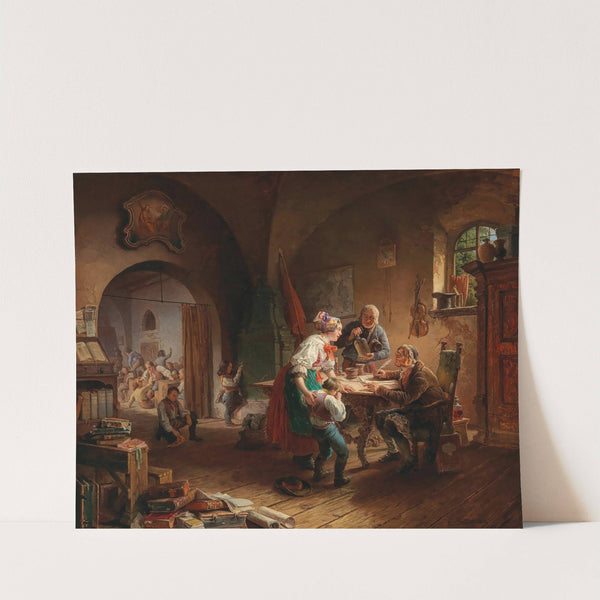 The Village School by Eduard Ritter