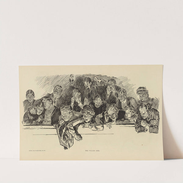 The villain dies (1900-1905) by Charles Dana Gibson